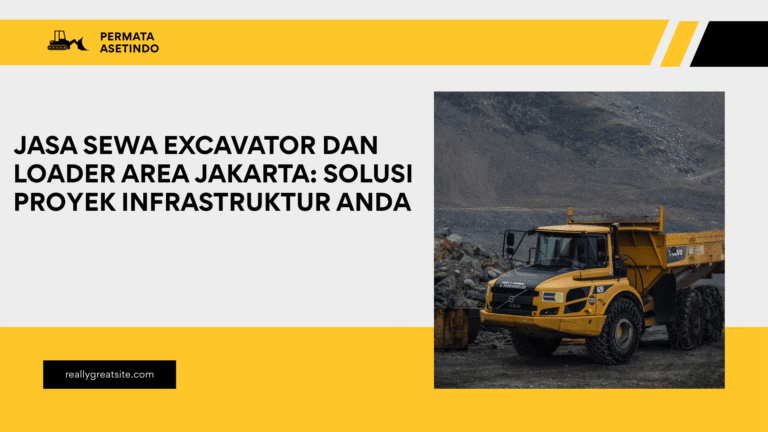 jasa sewa Excavator