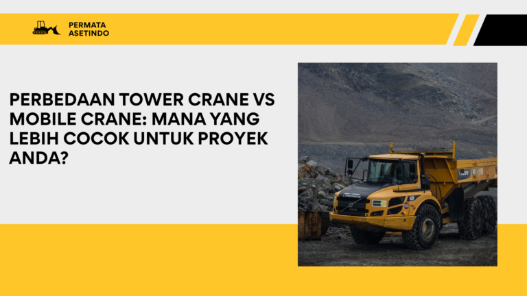 Perbedaan Tower dan Mobile Crane